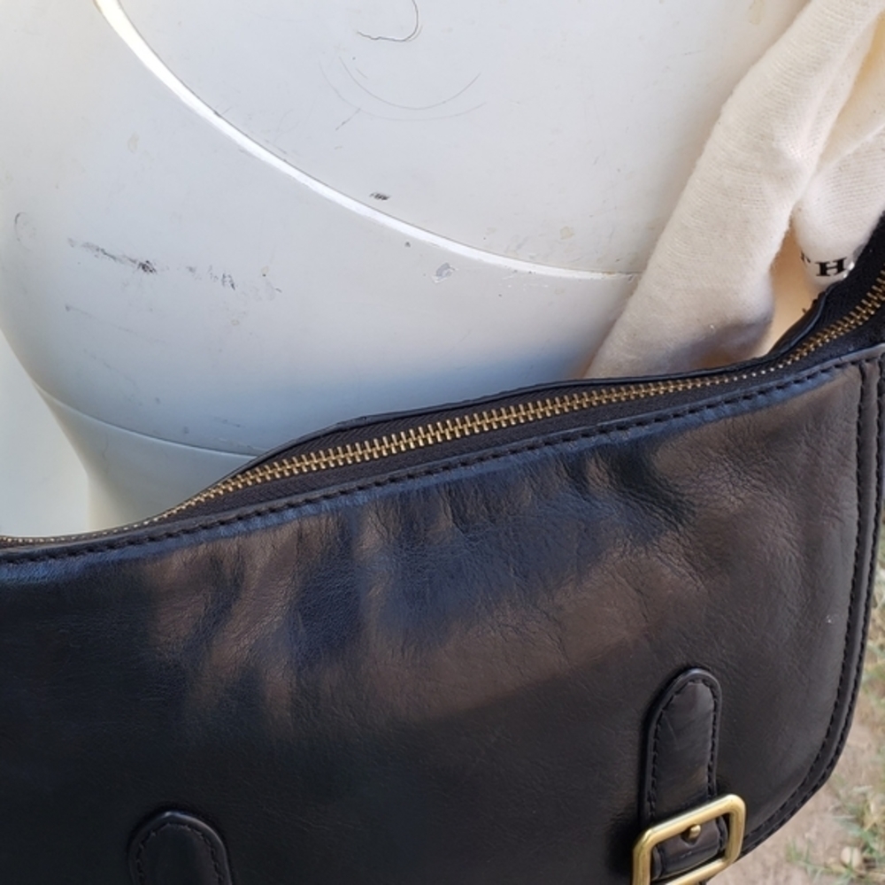 Frye Black Leather Cross Body Bag - Picture 5 of 16